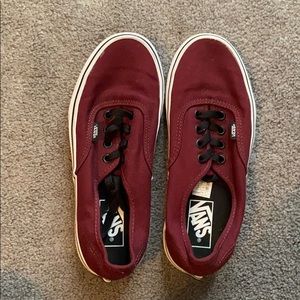 Maroon Vans